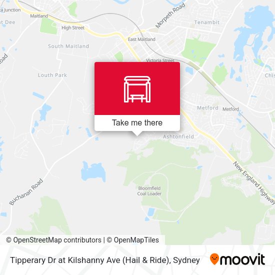 Tipperary Dr at Kilshanny Ave (Hail & Ride) map