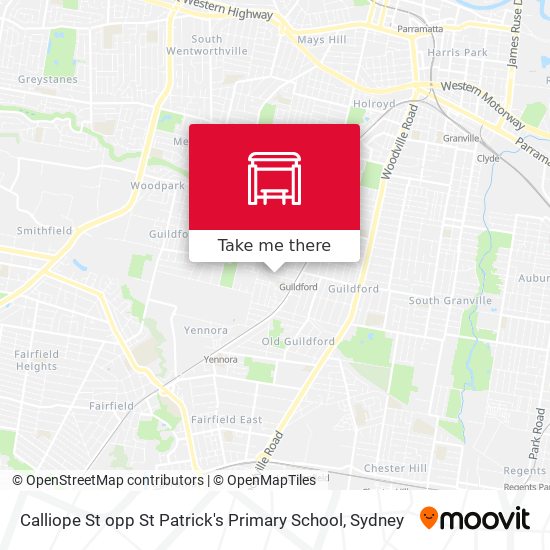 Calliope St opp St Patrick's Primary School map