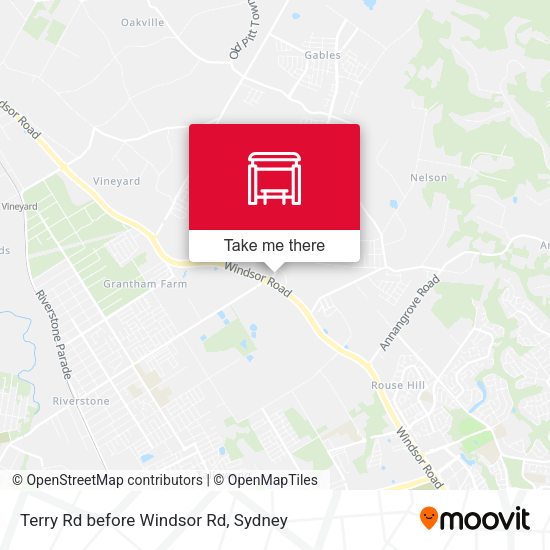 Terry Rd before Windsor Rd map