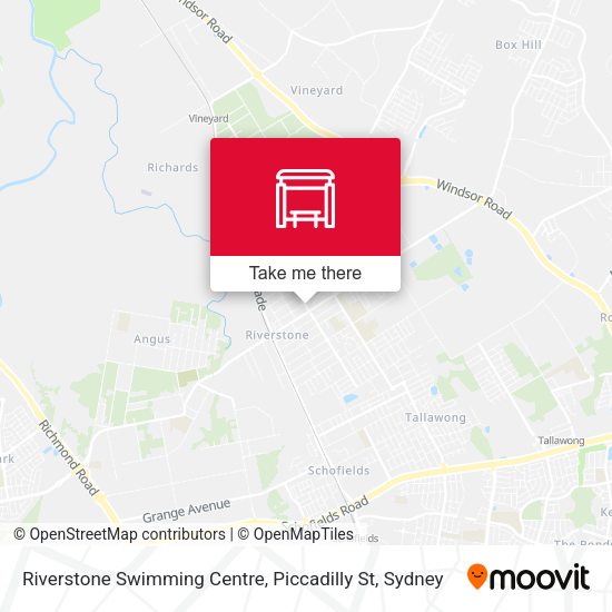 Riverstone Swimming Centre, Piccadilly St map