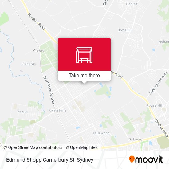 Edmund St opp Canterbury St map