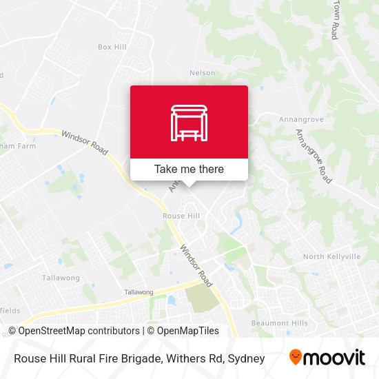 Rouse Hill Rural Fire Brigade, Withers Rd map