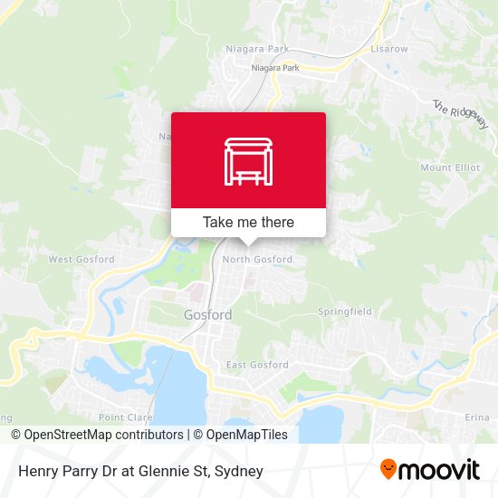Henry Parry Dr at Glennie St map