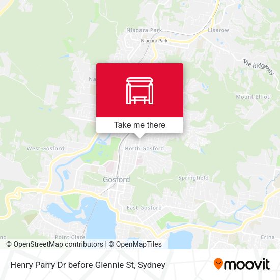 Henry Parry Dr before Glennie St map
