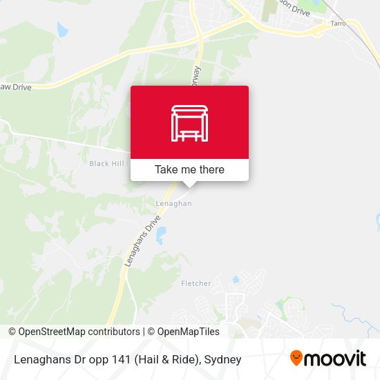 Lenaghans Dr opp 141 (Hail & Ride) map