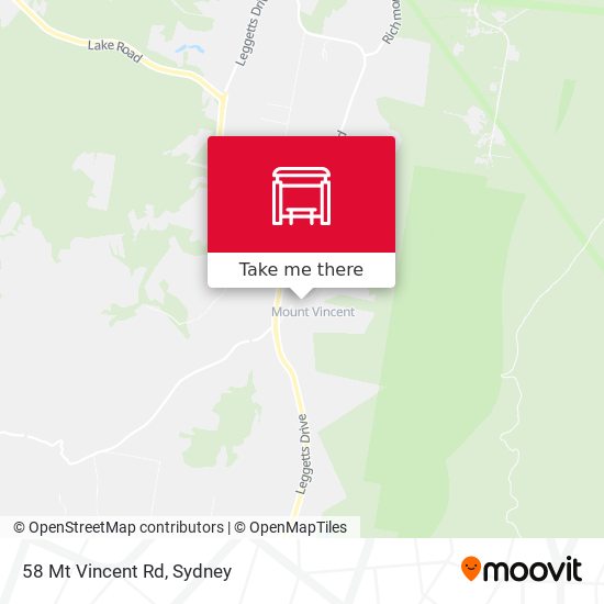 58 Mt Vincent Rd map