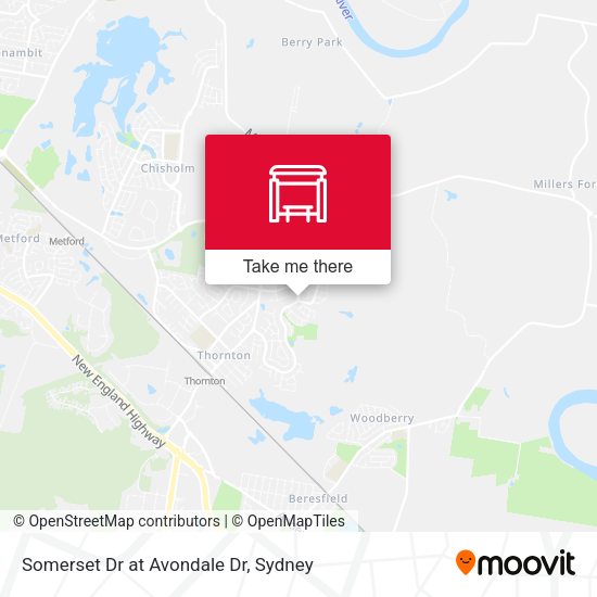 Somerset Dr at Avondale Dr map