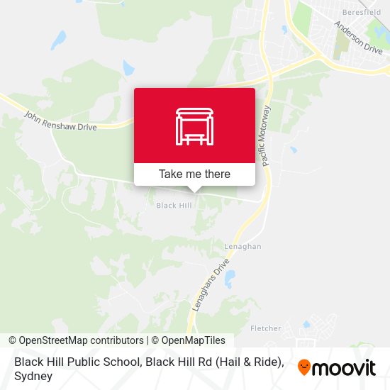 Black Hill Public School, Black Hill Rd (Hail & Ride) map