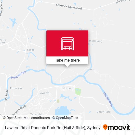 Lawlers Rd at Phoenix Park Rd (Hail & Ride) map
