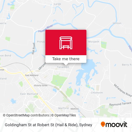 Goldingham St at Robert St (Hail & Ride) map