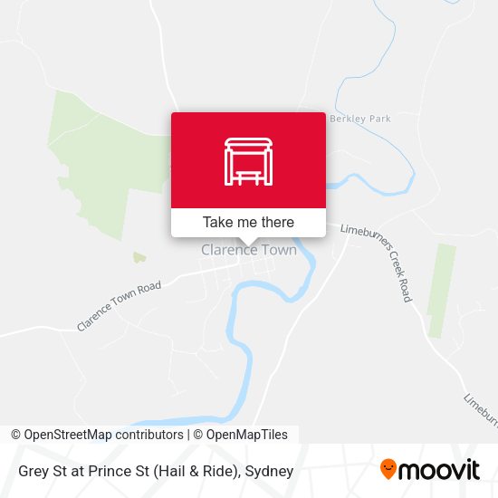 Grey St at Prince St (Hail & Ride) map
