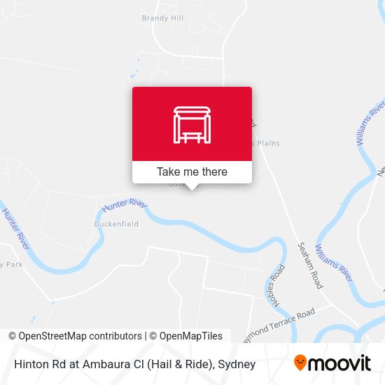 Hinton Rd at Ambaura Cl (Hail & Ride) map