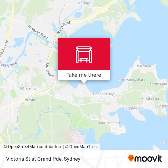 Victoria St at Grand Pde map