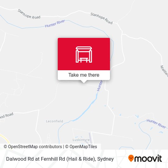 Dalwood Rd at Fernhill Rd (Hail & Ride) map