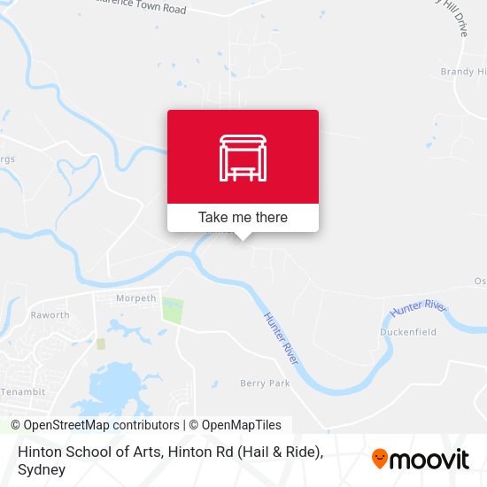 Hinton School of Arts, Hinton Rd (Hail & Ride) map