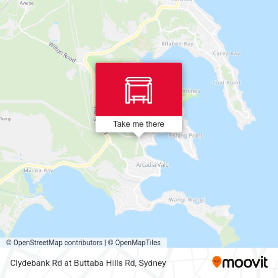 Clydebank Rd at Buttaba Hills Rd map