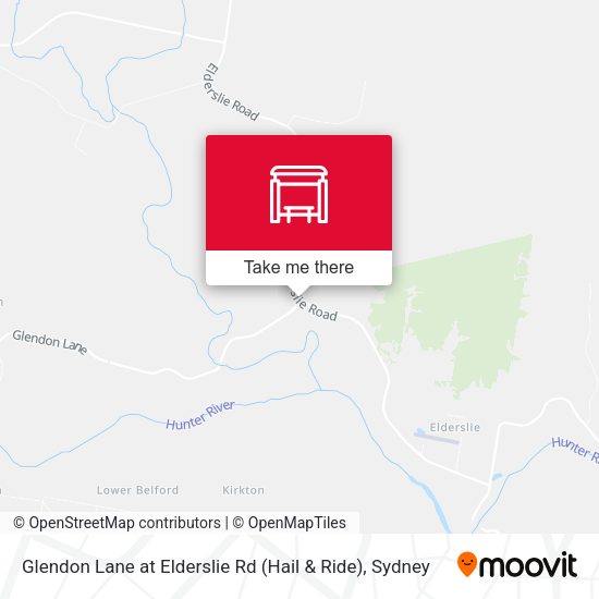 Glendon Lane at Elderslie Rd (Hail & Ride) map