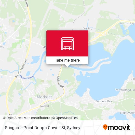 Stingaree Point Dr opp Cowell St map