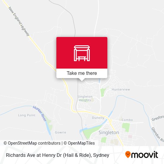 Richards Ave at Henry Dr (Hail & Ride) map
