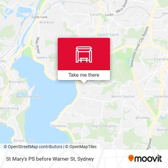 St Mary's PS before Warner St map