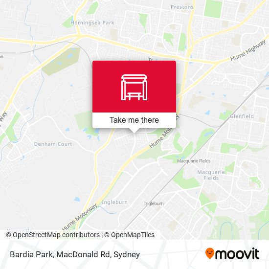 Bardia Park, MacDonald Rd map