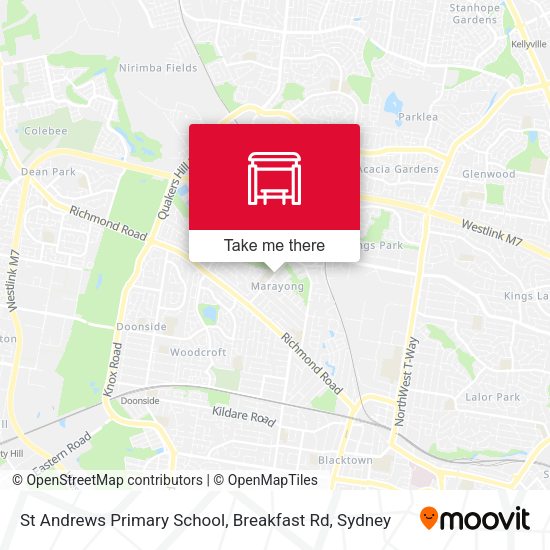 St Andrews Primary School, Breakfast Rd map