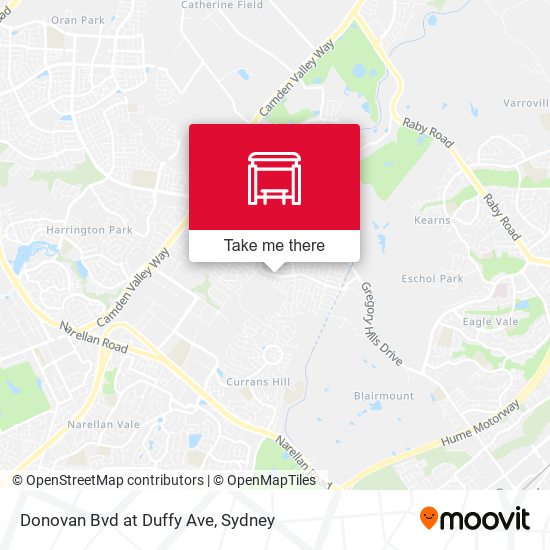 Donovan Bvd at Duffy Ave map