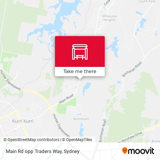 Main Rd opp Traders Way map