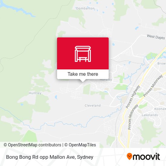 Bong Bong Rd opp Mallon Ave map