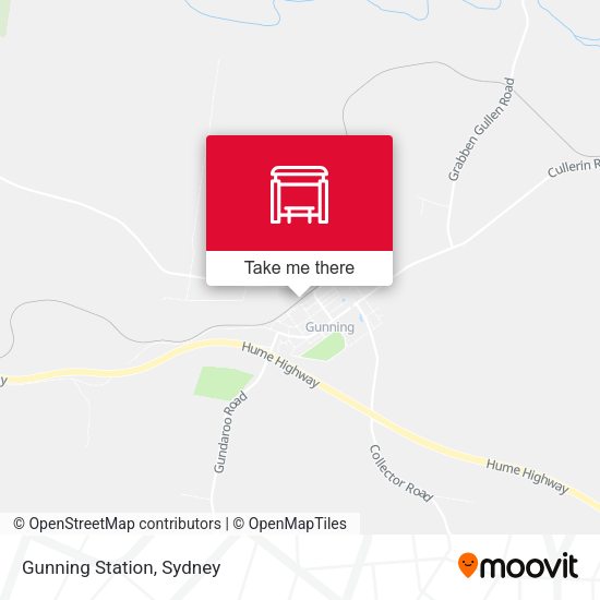 Gunning Station map