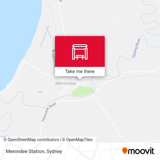 Menindee Station map