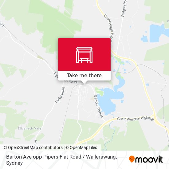 Barton Ave opp Pipers Flat Road / Wallerawang map