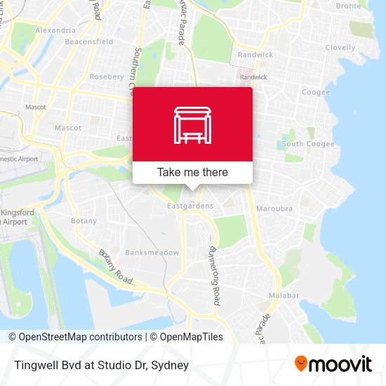 Tingwell Bvd at Studio Dr map