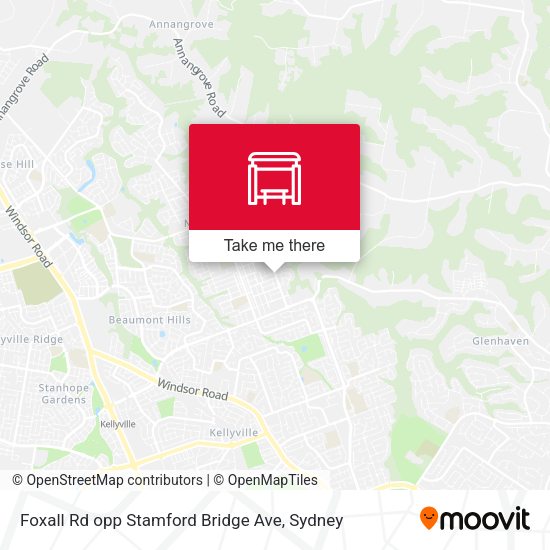 Foxall Rd opp Stamford Bridge Ave map