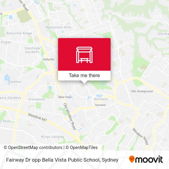 Fairway Dr opp Bella Vista Public School map