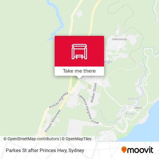 Parkes St after Princes Hwy map