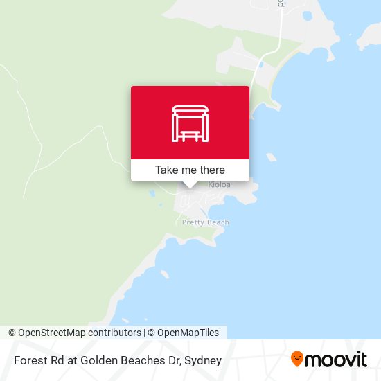 Forest Rd at Golden Beaches Dr map