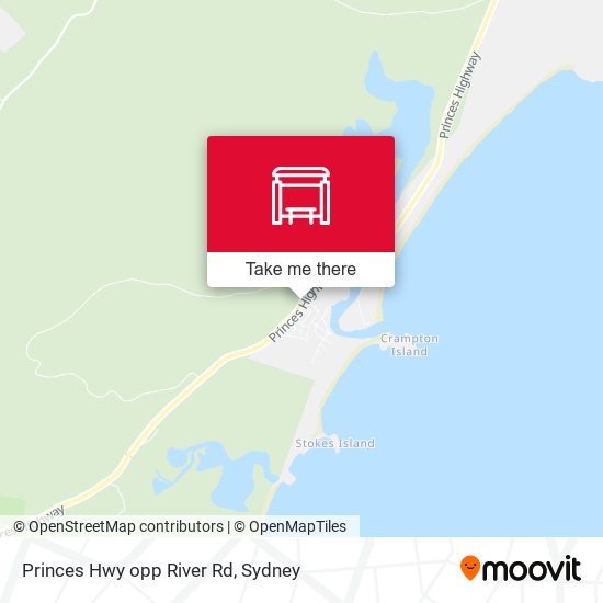 Princes Hwy opp River Rd map