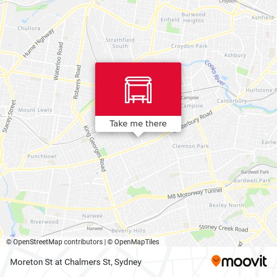 Moreton St at Chalmers St map