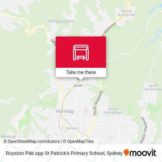 Royston Pde opp St Patrick's Primary School map