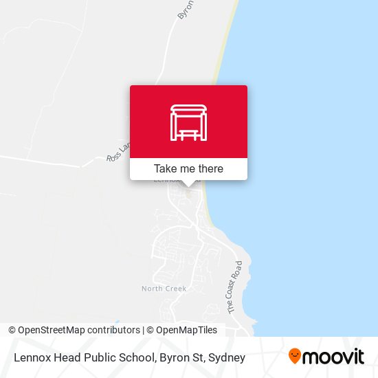 Lennox Head Public School, Byron St map