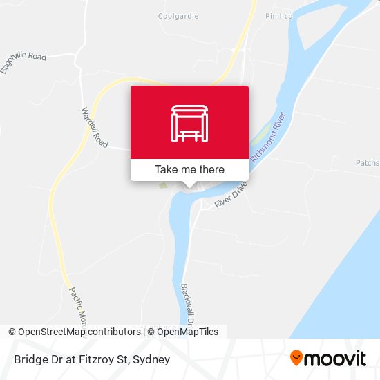 Bridge Dr at Fitzroy St map