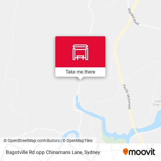 Bagotville Rd opp Chinamans Lane map
