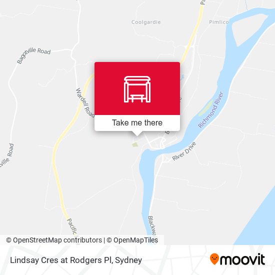 Lindsay Cres at Rodgers Pl map