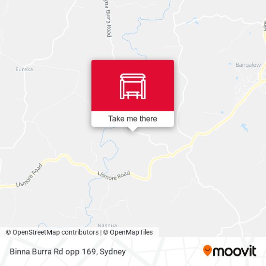 Binna Burra Rd opp 169 map