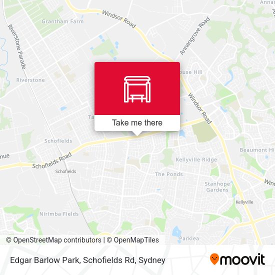 Edgar Barlow Park, Schofields Rd map