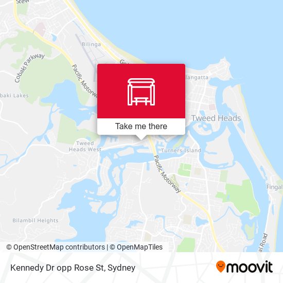 Kennedy Dr opp Rose St map