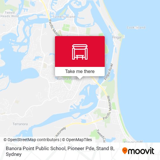 Banora Point Public School, Pioneer Pde, Stand B map