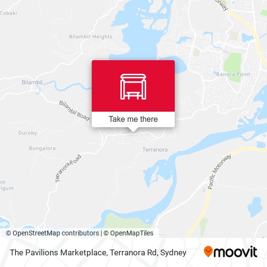 The Pavilions Marketplace, Terranora Rd map