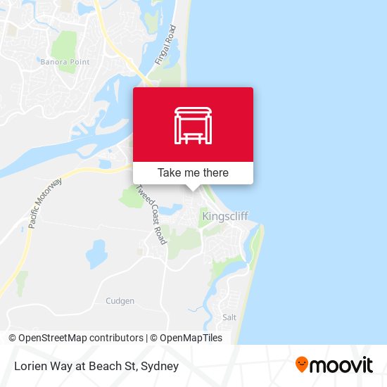 Lorien Way at Beach St map